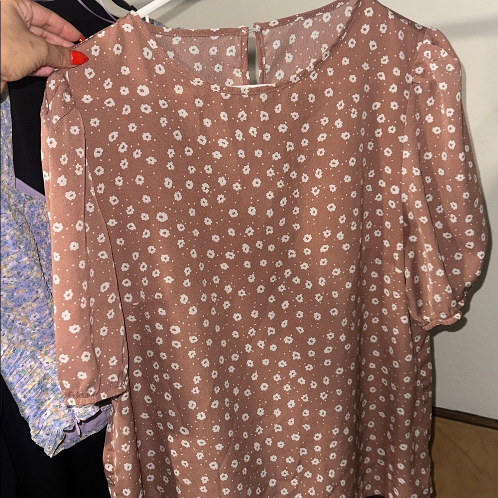 Floral pink blush Women's Top